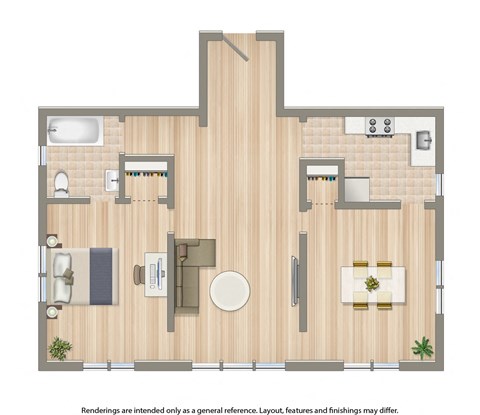 chatham courts two bedroom floor plan 1083 squared feet